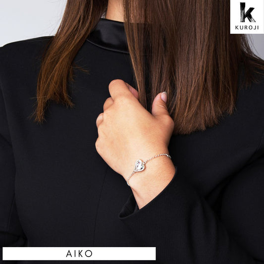 Aiko (Love) - zilveren armband - Kuroji