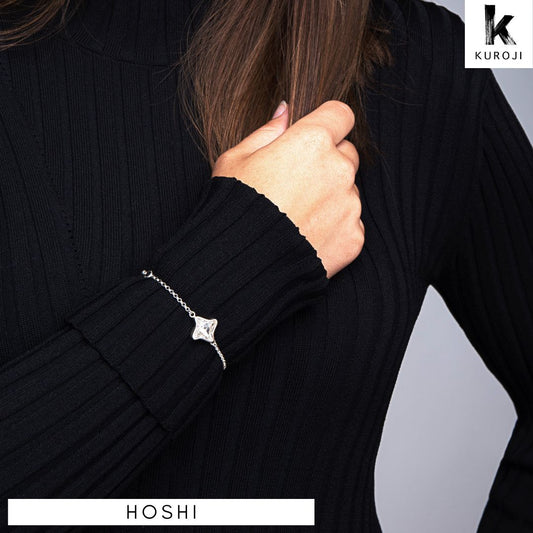 Hoshi - zilveren armband - Kuroji