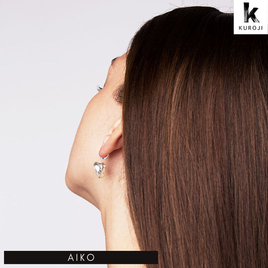 Aiko - zilveren oorbellen - Kuroji