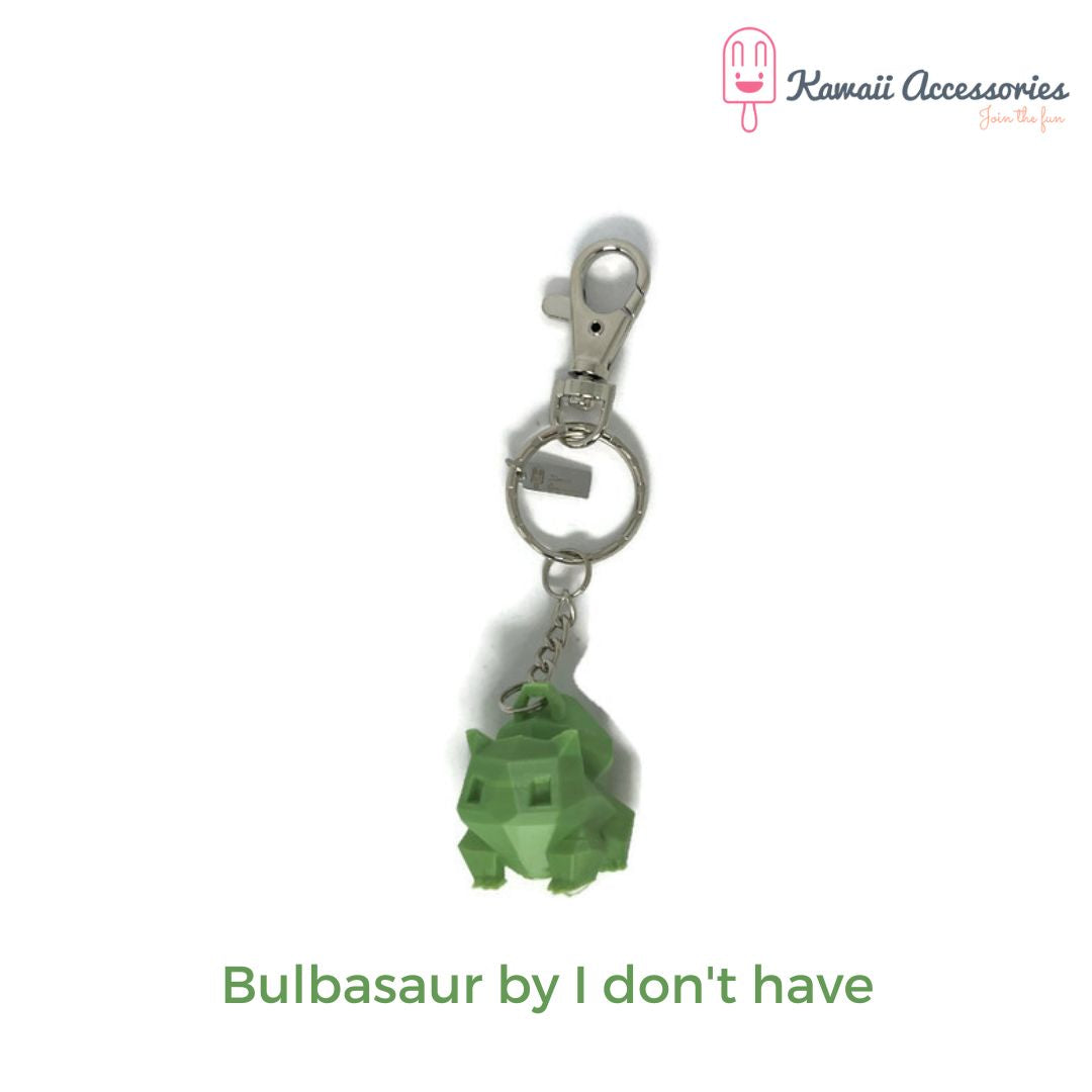 3D Geprinte Bulbasaur RVS Sleutelhanger – Uniek & Handgemaakt