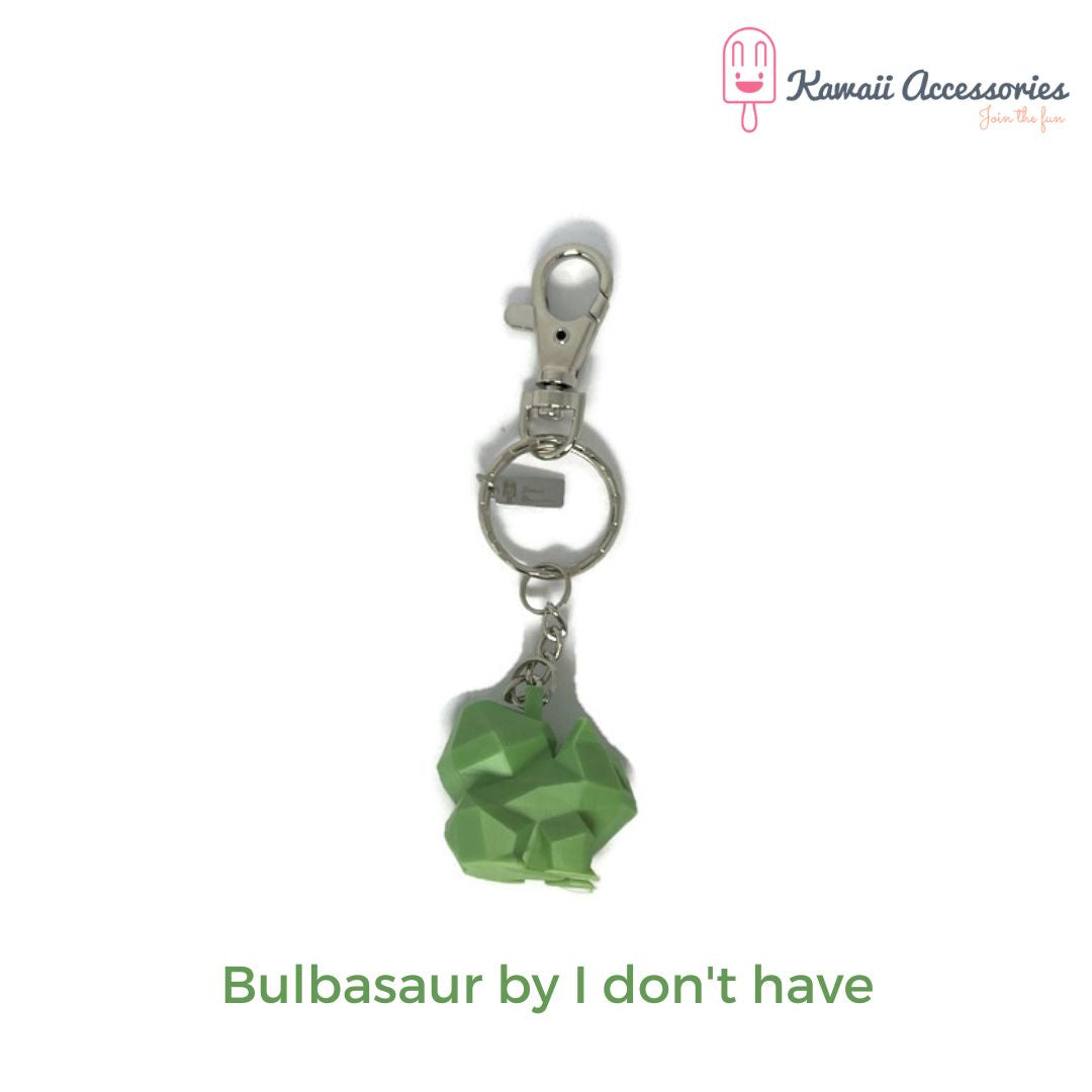 3D Geprinte Bulbasaur RVS Sleutelhanger – Uniek & Handgemaakt