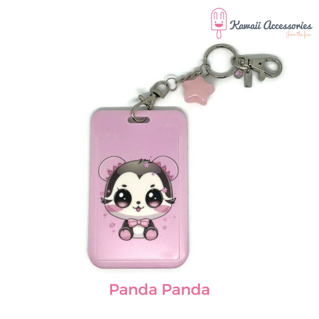 Kaarthouder - met sleutelhanger - Kawaii style