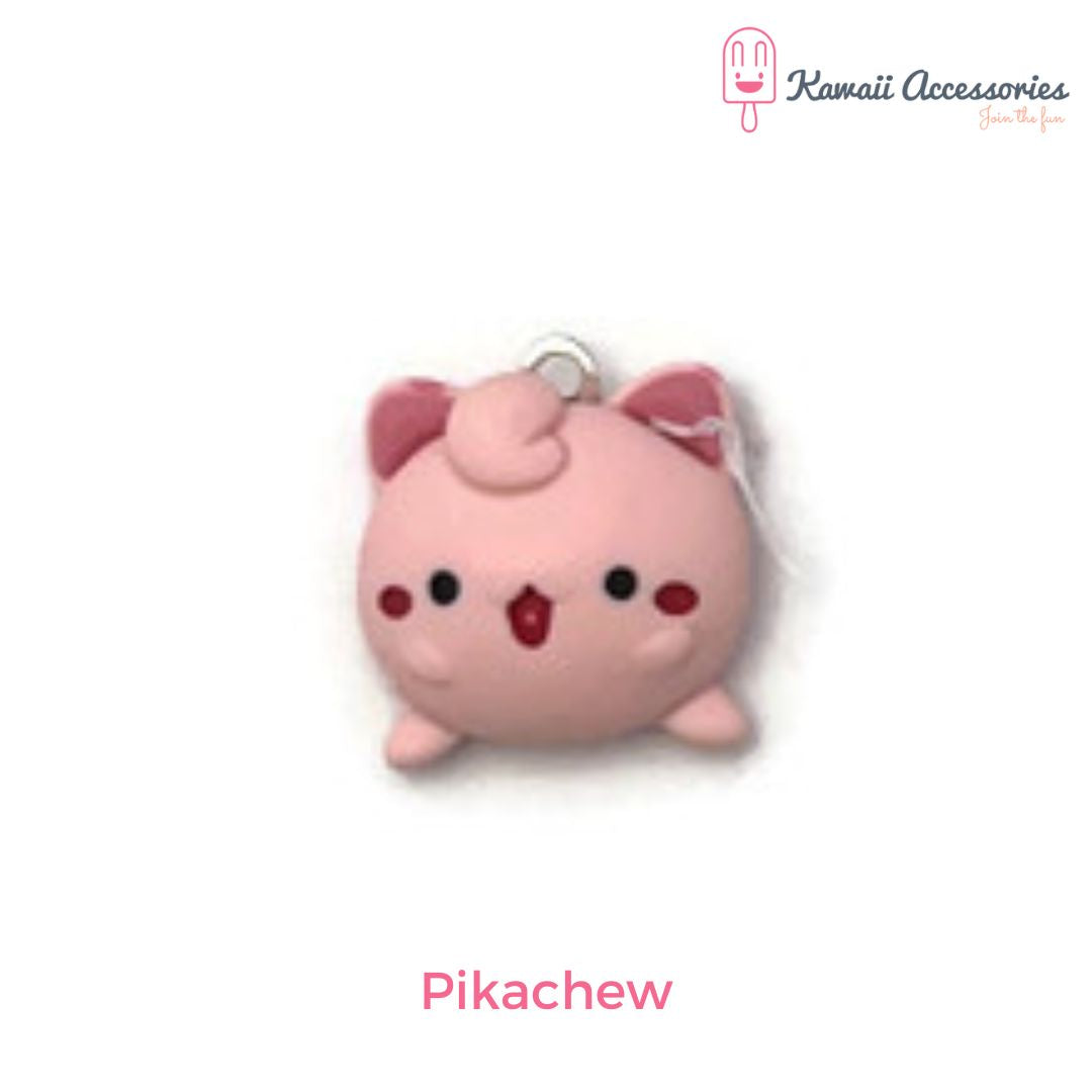 Tashangers - Sleutelhangers - figuur of bedel met pompon - Kawaii figuurtjes