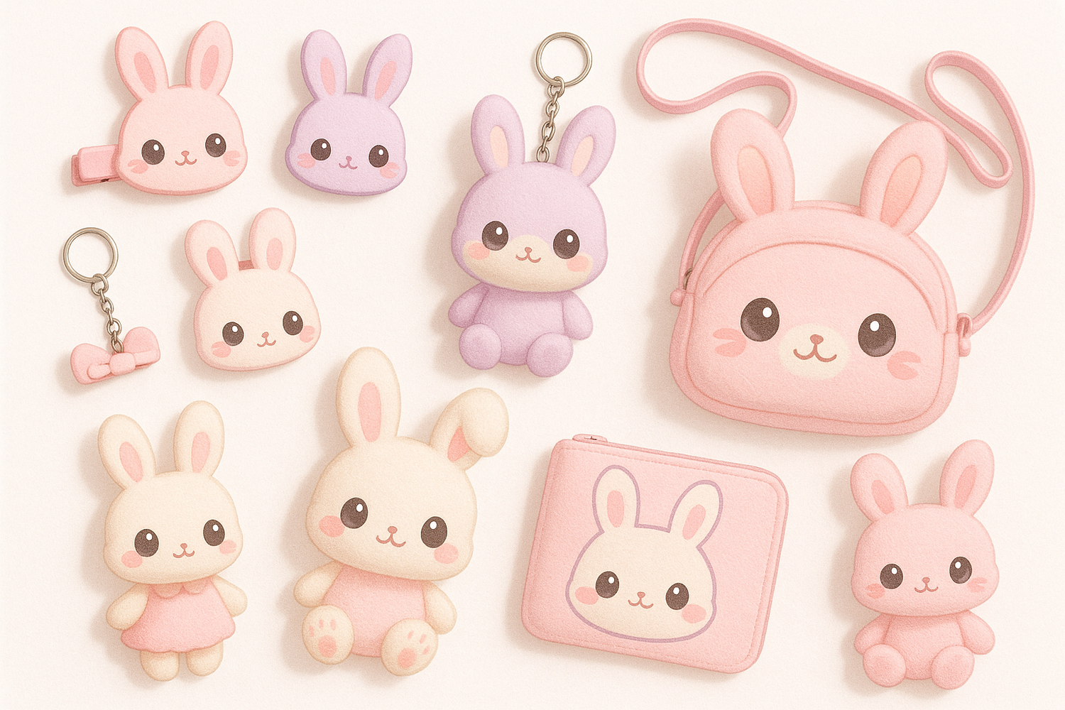 Handgemaakte Bunny sieraden en accessoires met konijn design