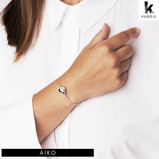 Aiko - zilveren armband - Kuroji