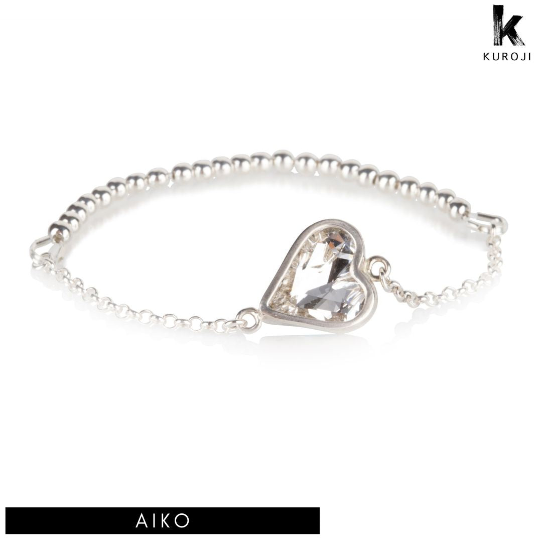 Aiko - zilveren armband - Kuroji