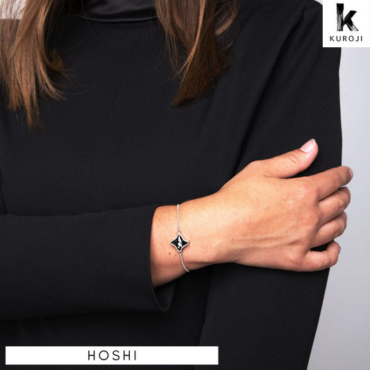 Hoshi - zilveren armband - Kuroji