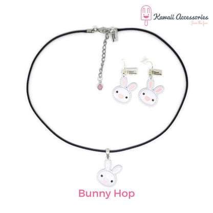 Sieradensets - verzilverd met RVS bedels - kawaii style