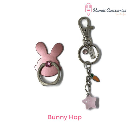 Telefoonring - met sleutelhanger - Kawaii thema's