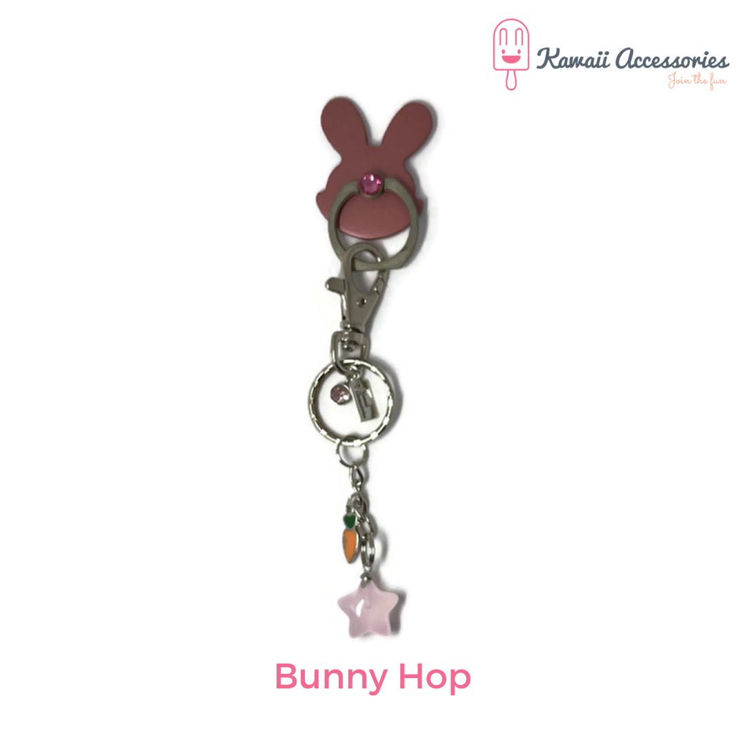 Telefoonring - met sleutelhanger - Kawaii thema's