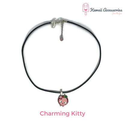 Ketting - verzilverde hanger met RVS bedel - Personaliseerbaar