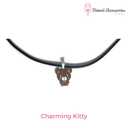 Ketting - verzilverde hanger met RVS bedel - Personaliseerbaar