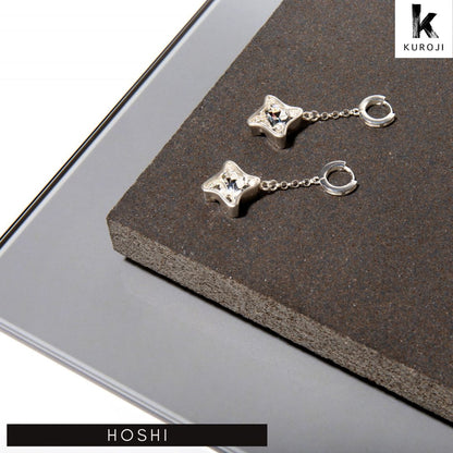 Hoshi - zilveren oorbellen - Kuroji