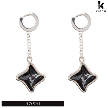 Hoshi - zilveren oorbellen - Kuroji