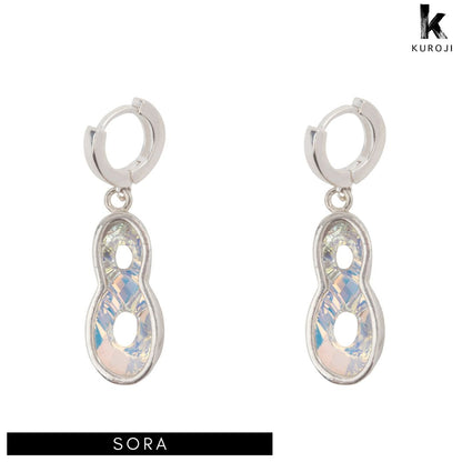 Sora - zilveren oorbellen - Kuroji