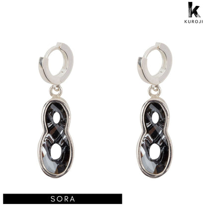 Sora - zilveren oorbellen - Kuroji