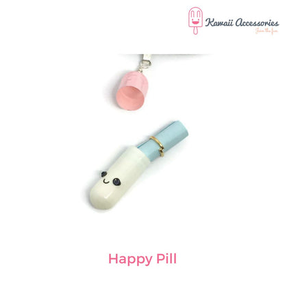 Oorbellen - verzilverd en met o.a. hars bedels - Kawaii style