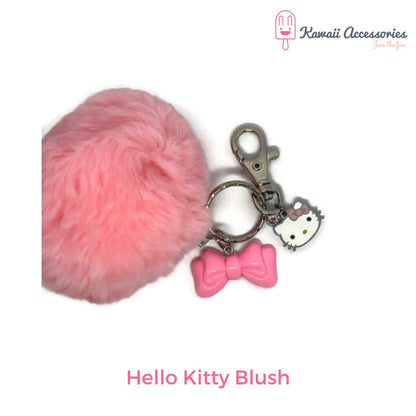 Tashangers - Sleutelhangers - figuur of bedel met pompon - Kawaii figuurtjes