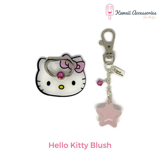 Telefoonring - met sleutelhanger - Kawaii thema's