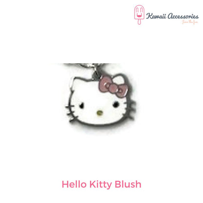 Choker - leer met RVS bedel - Kawaii style