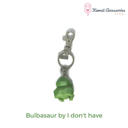 3D Geprinte Bulbasaur RVS Sleutelhanger – Uniek & Handgemaakt