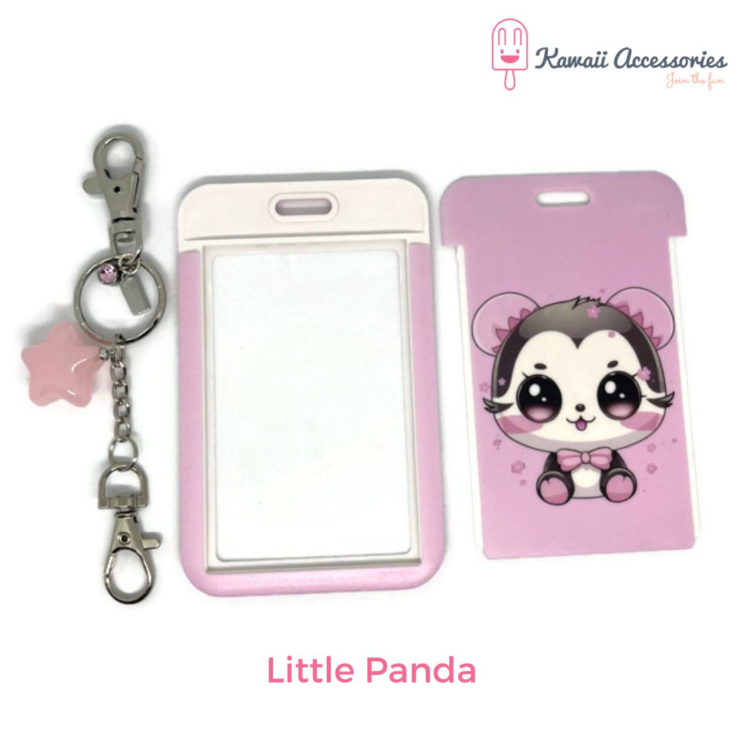 Kaarthouder - met sleutelhanger - Kawaii style