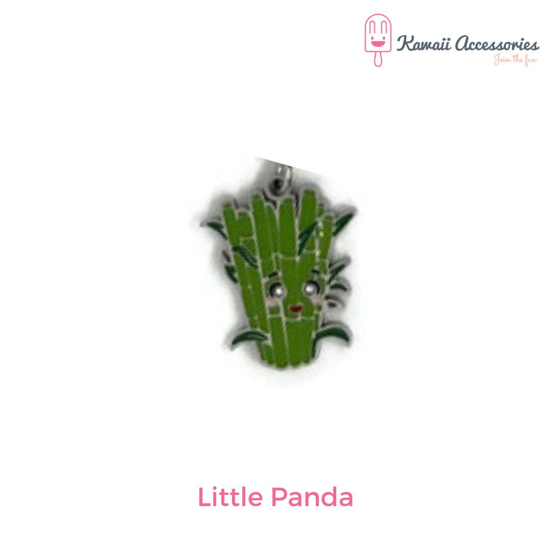 Ketting - verzilverde hanger met RVS bedel - Personaliseerbaar