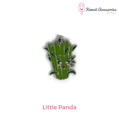 Ketting - verzilverde hanger met RVS bedel - Personaliseerbaar