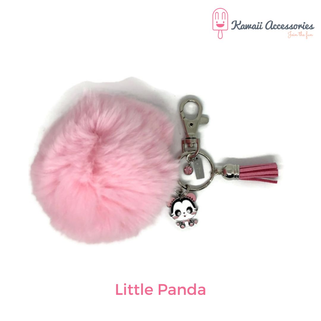 Tashangers - Sleutelhangers - figuur of bedel met pompon - Kawaii figuurtjes
