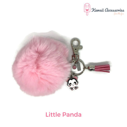 Tashangers - Sleutelhangers - figuur of bedel met pompon - Kawaii figuurtjes