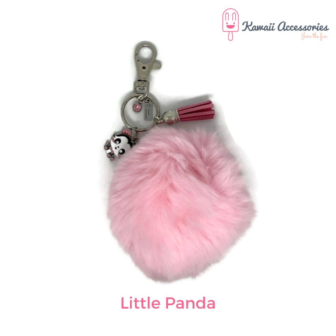 Tashangers - Sleutelhangers - figuur of bedel met pompon - Kawaii figuurtjes