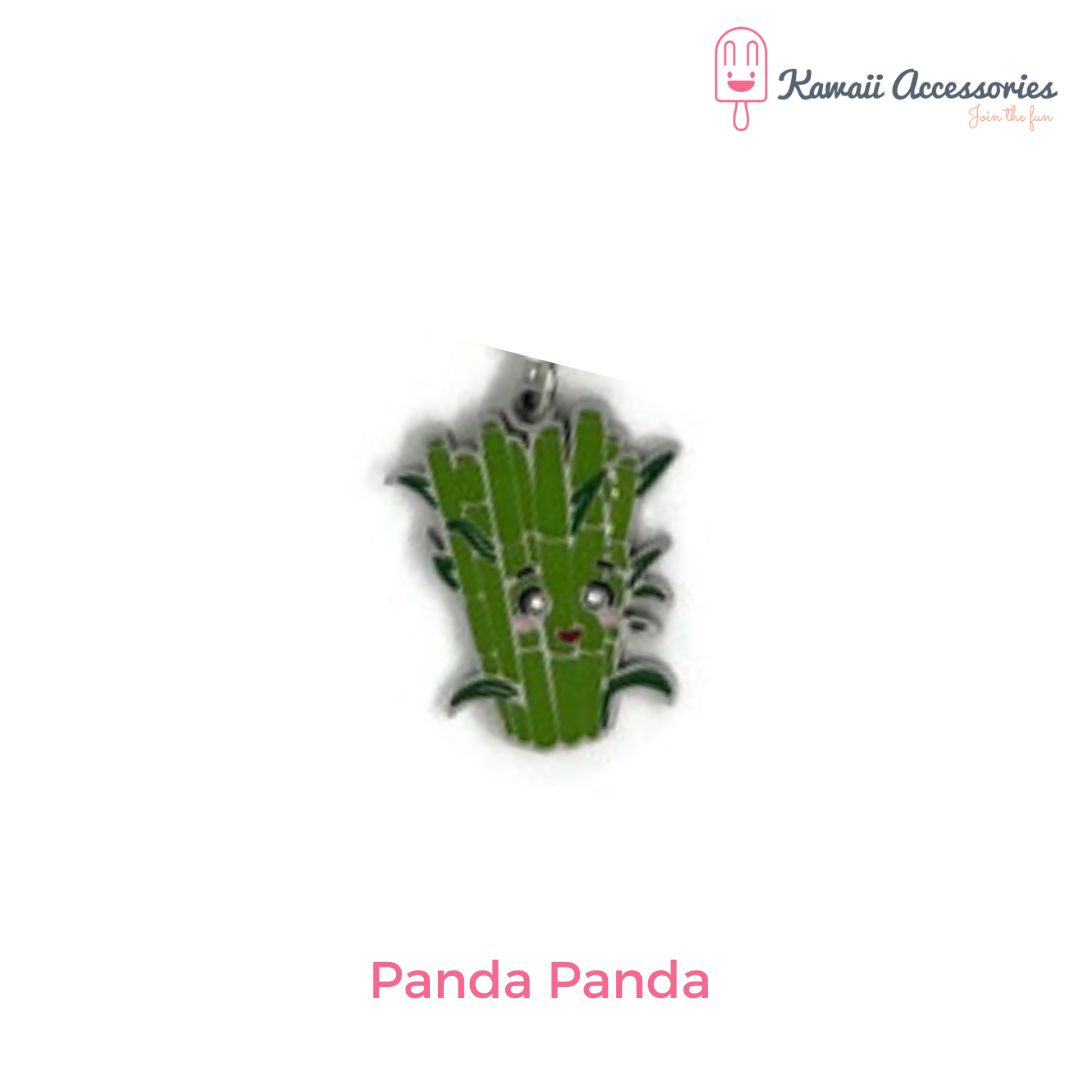 Ketting - verzilverde hanger met RVS bedel - Personaliseerbaar