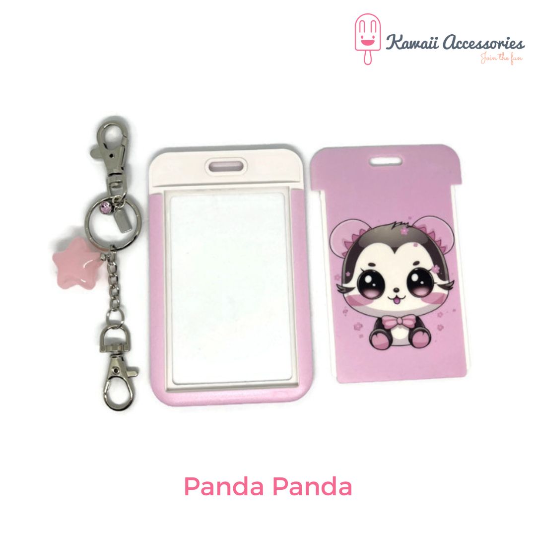 Kaarthouder - met sleutelhanger - Kawaii style