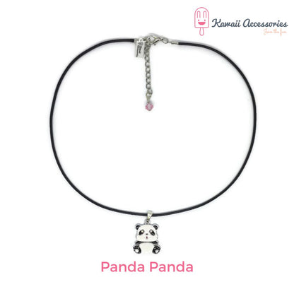 Ketting - verzilverde hanger met RVS bedel - Personaliseerbaar