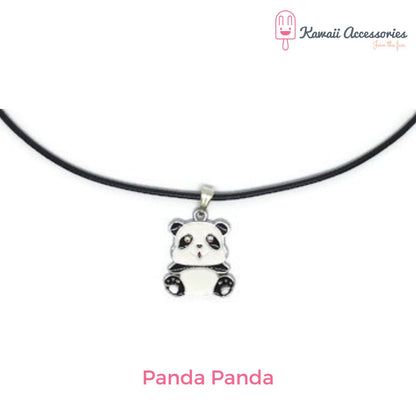 Ketting - verzilverde hanger met RVS bedel - Personaliseerbaar