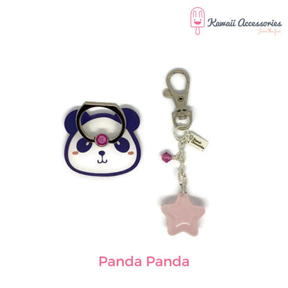Telefoonring - met sleutelhanger - Kawaii thema's