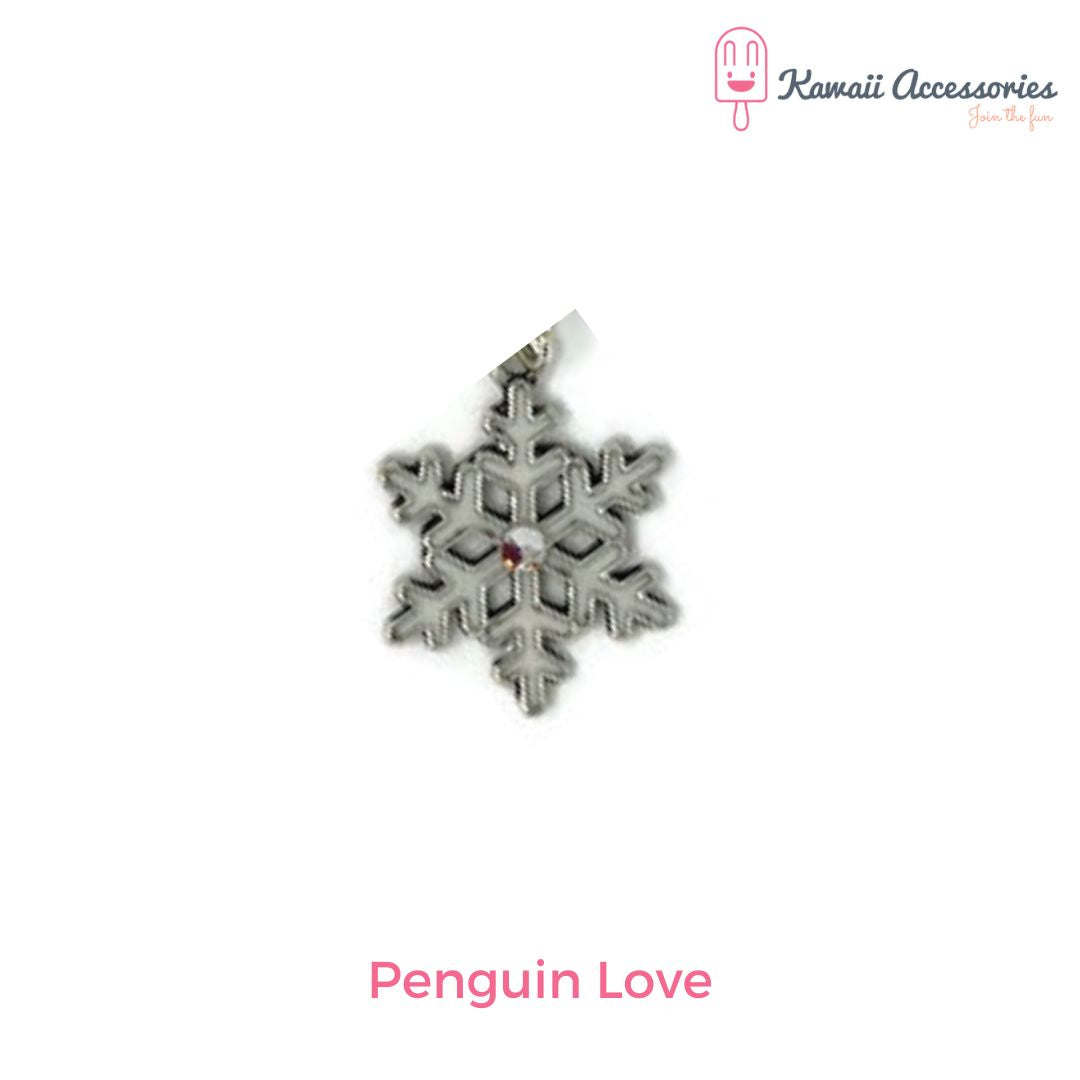 Choker - leer met RVS bedel - Kawaii style