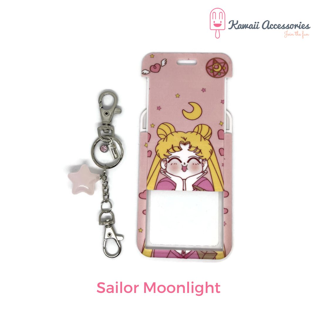 Kaarthouder - met sleutelhanger - Kawaii style