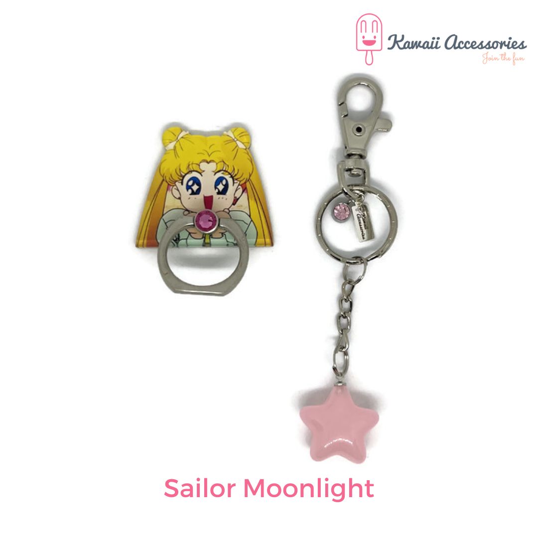 Telefoonring - met sleutelhanger - Kawaii thema's