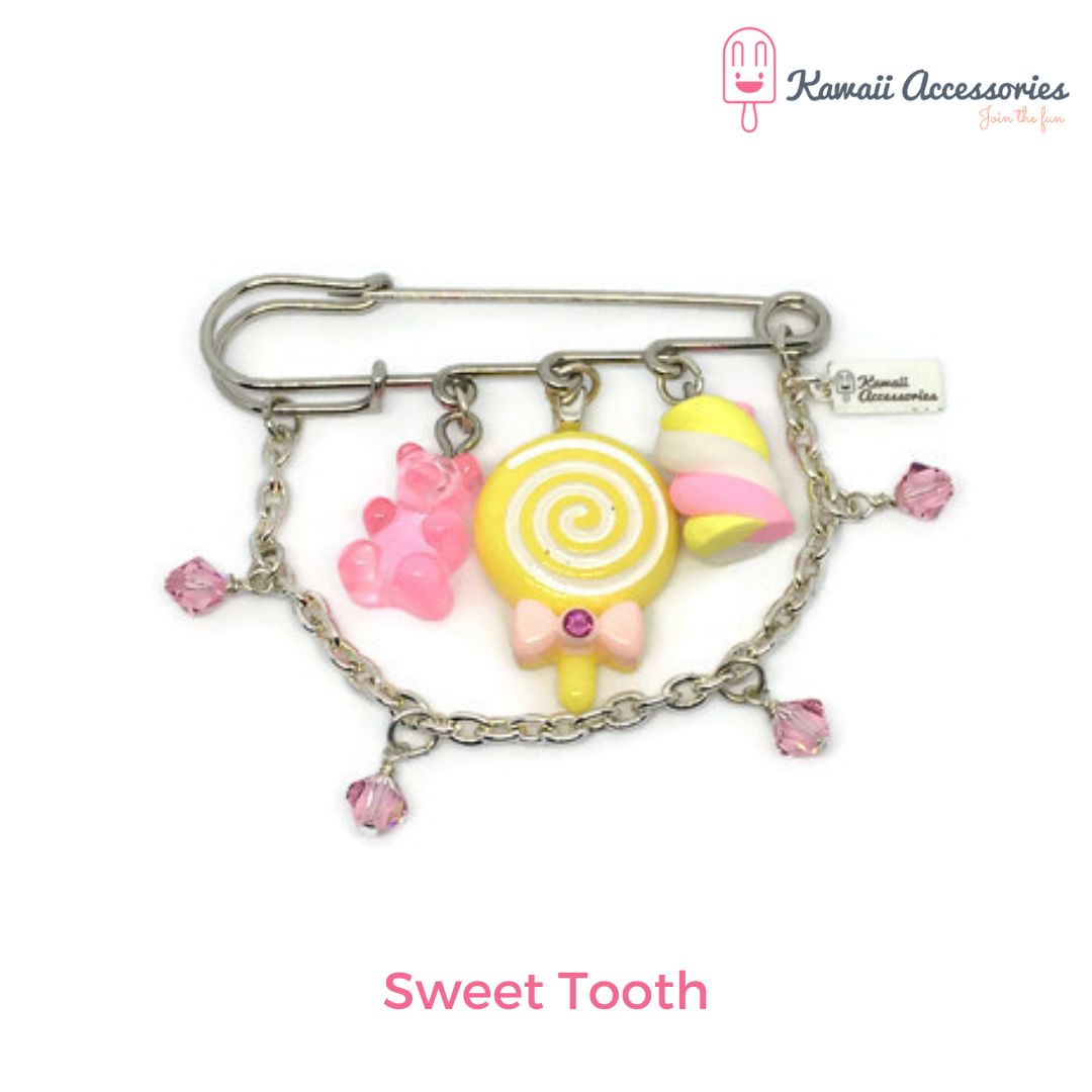 Broche - met hars bedels - Kies jouw thema