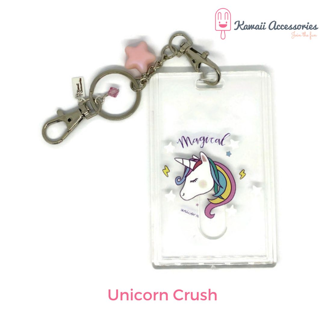 Kaarthouder - met sleutelhanger - Kawaii style