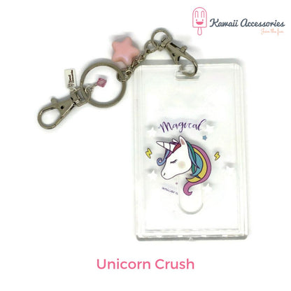 Kaarthouder - met sleutelhanger - Kawaii style