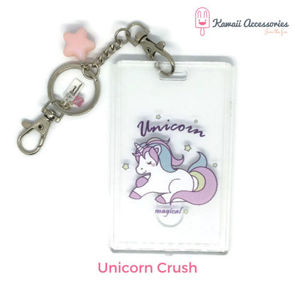 Kaarthouder - met sleutelhanger - Kawaii style