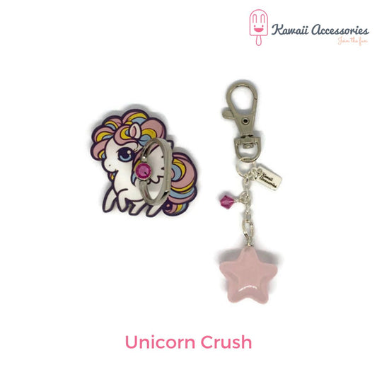 Telefoonring - met sleutelhanger - Kawaii thema's