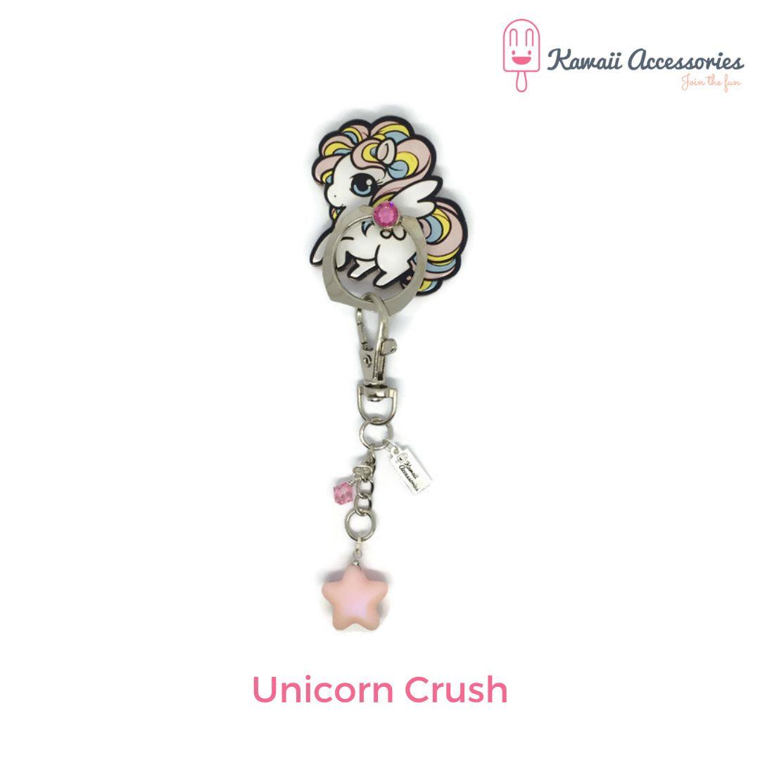 Telefoonring - met sleutelhanger - Kawaii thema's