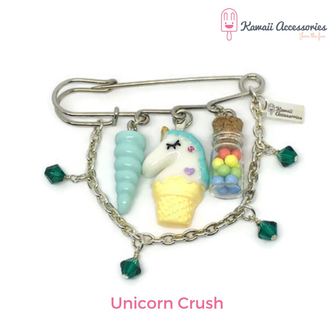 Broche - met hars bedels - Kies jouw thema