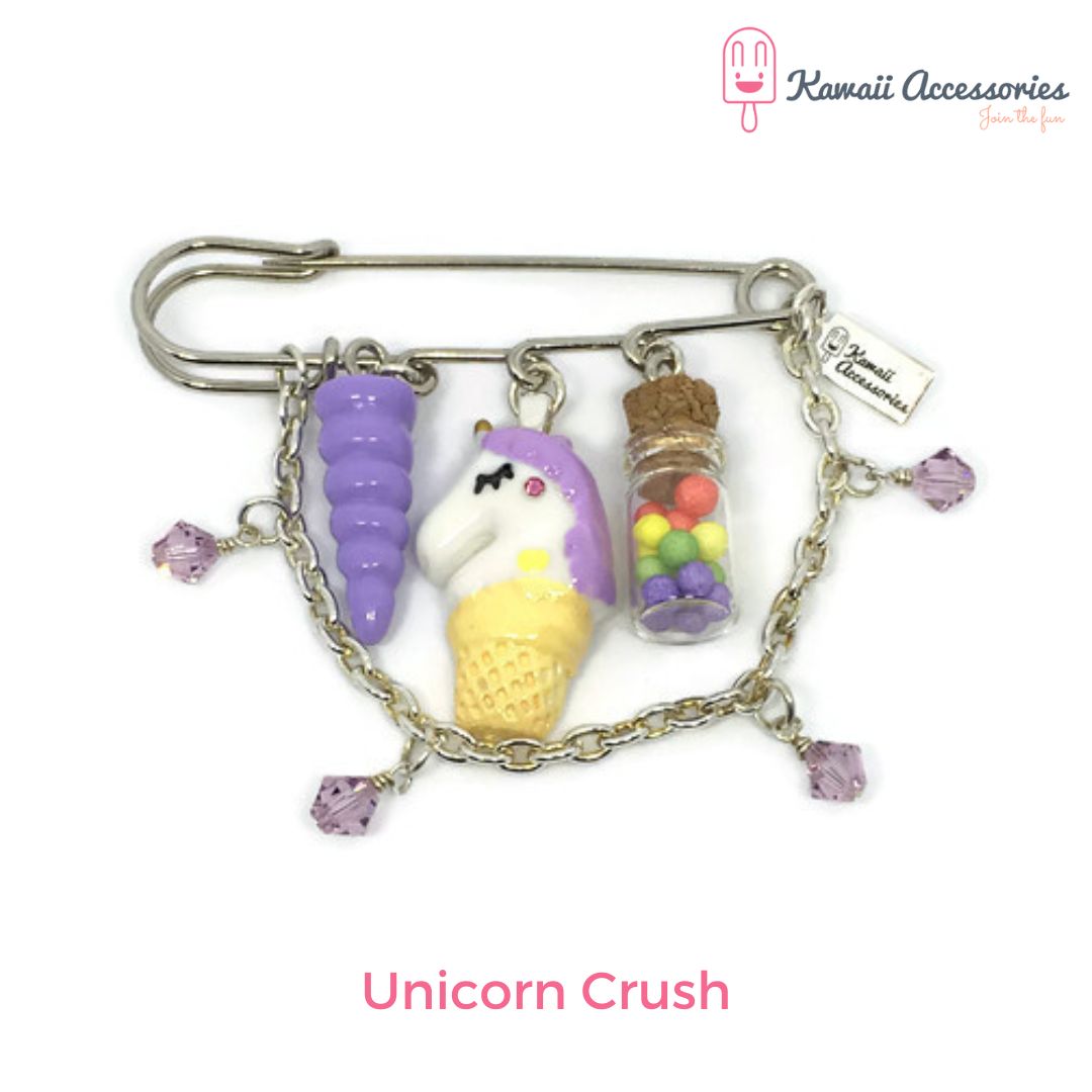 Broche - met hars bedels - Kies jouw thema