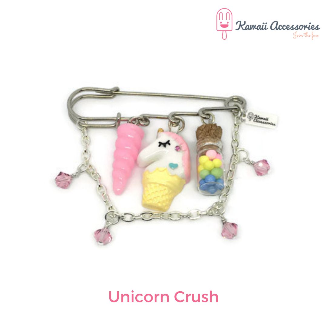 Broche - met hars bedels - Kies jouw thema